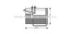 AVA QUALITY COOLING CRV042 Evaporator, air conditioning